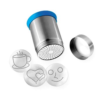 Motta dekorator do kakao - 3 wzory w zestawie - Metallurgica Motta