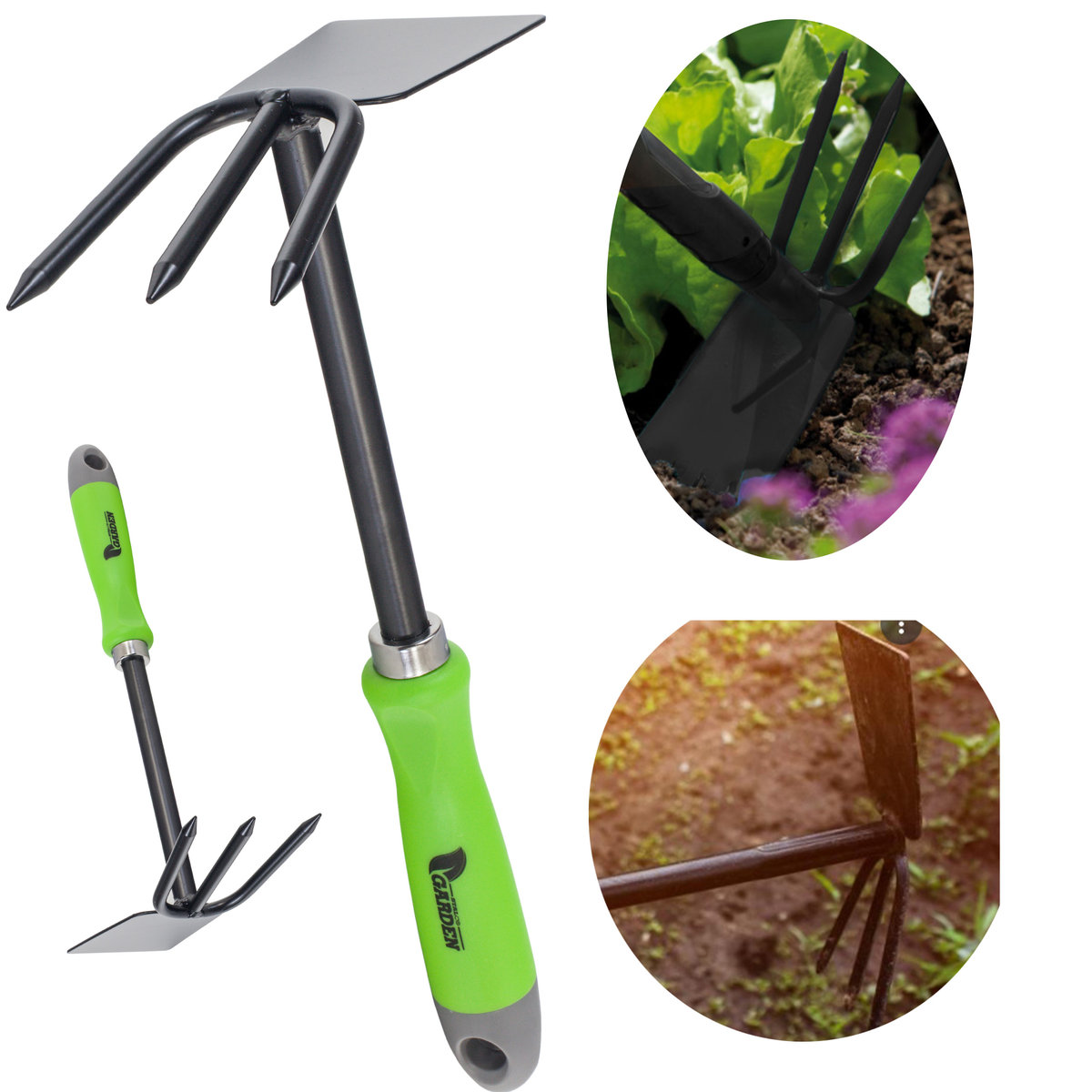 Zdjęcia - Pozostałe narzędzia ogrodnicze STALCO Motyka z widełkami ogród spulchnianie gleby 180mm 