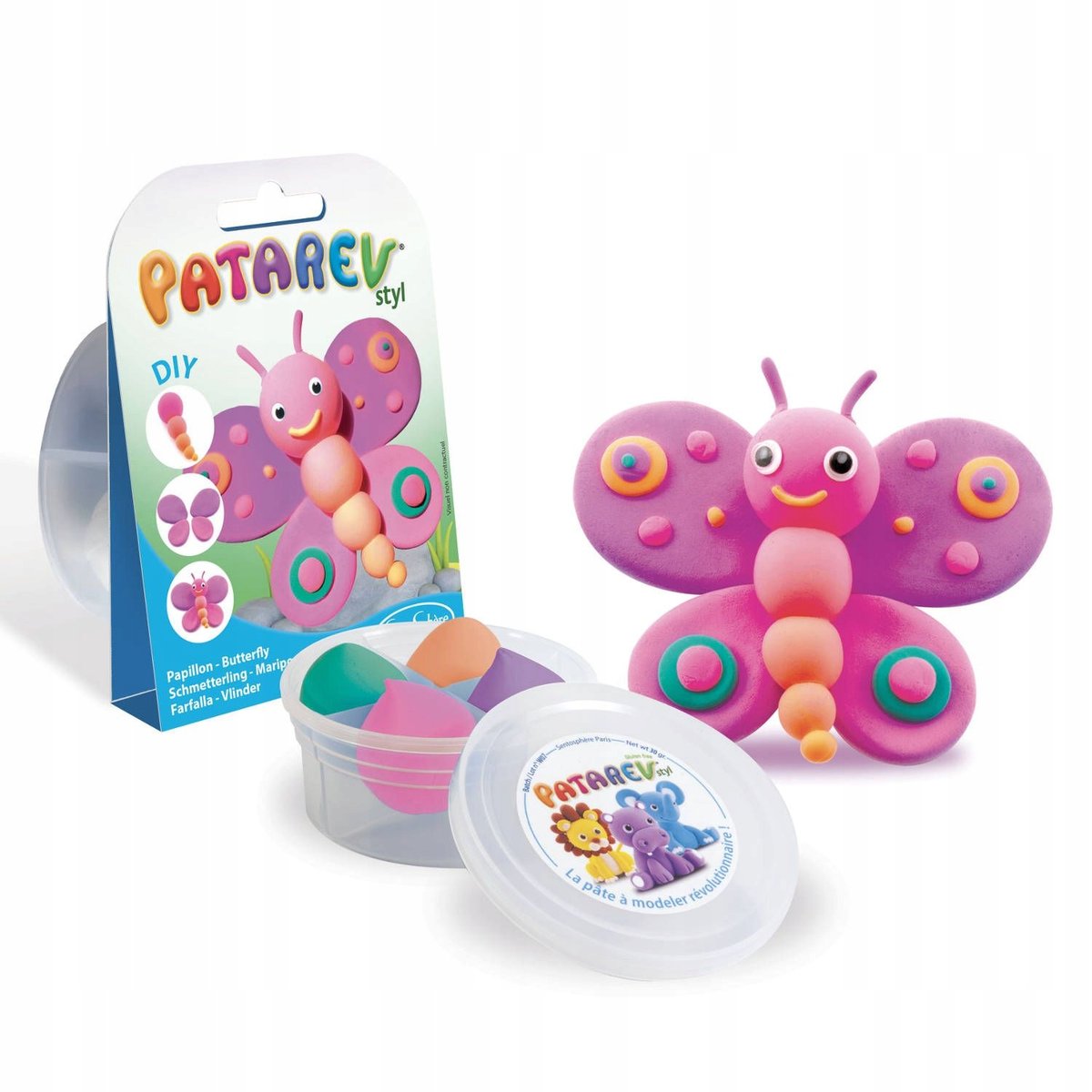 Cofanetto Sentosfero Patarev Natale 8604: Pasta Modellabile Reidratabile Per Creare Decorazioni Natalizie. Include Base In Polistirolo E Glitter Per Addobbi E Palline Fai Da Te.