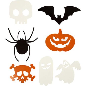 Motywy Halloweenowe z kartonu 5-10 cm - Creativ Company