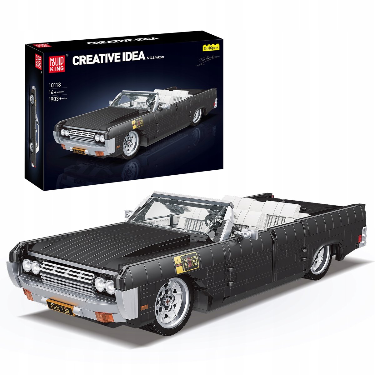 Mould King 10118 Set Auto Sportiva Convertibile - 1903 Pezzi Da Costruire - 3