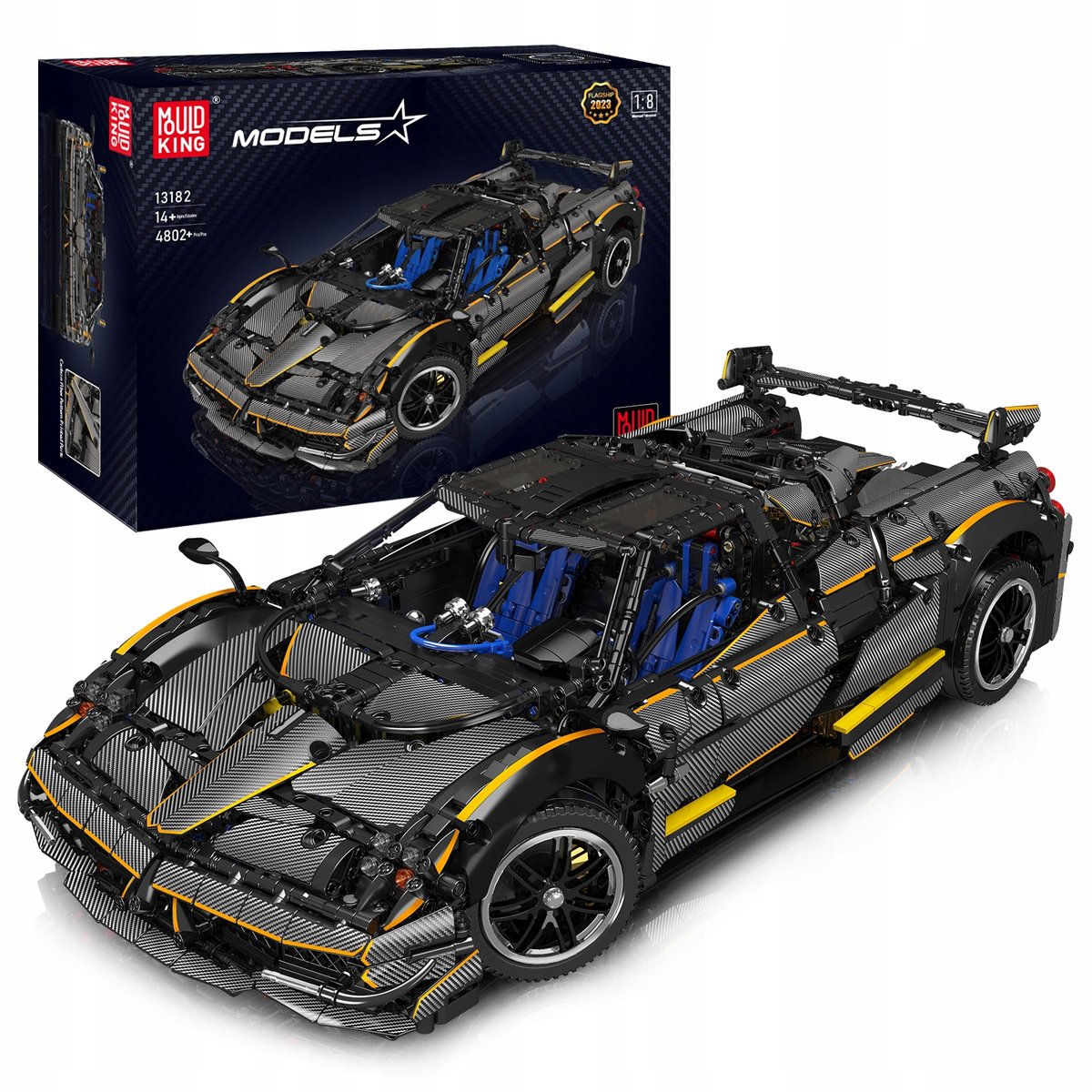 Mould king 13182 Pagani Huayra Supercar KLOCKI KONSTRUKCYJNE Technic 4802EL Mould king 13182 Pagani Huayra Supercar KLOCKI KONSTRUKCYJNE Technic 4802EL