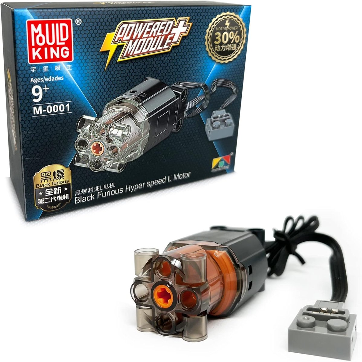 thumbnail image 2 of Mould King M 0022 Train Motor Railway Bogie Motor - Replacement Part, New (No Box) 2 of 6