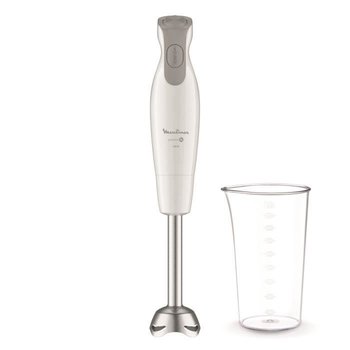 MOULINEX Daily Chef Blender ręczny, 600 W, 2 prędkości, ergonomiczny, bryzgoszczelna stopa ze stali nierdzewnej, 4 ostrza Powelix DD551110 - Moulinex