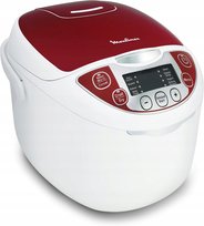 Moulinex MK7051F1 Elektryczny multicooker 12 funkcji 5l czerwono-biały Moulinex