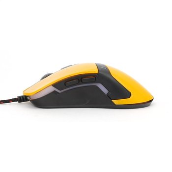 Mouse Omega Varr Om-270 Gaming 1200-1600-2400-3200Dpi Yellow [41785] - Omega