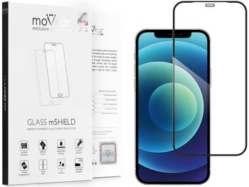 moVear 2.5D MAX - Szkło hartowane do Apple iPhone 12 Pro / 12 (6.1") na Cały Ekran | Do Etui, fullGlue, 9H - moVear