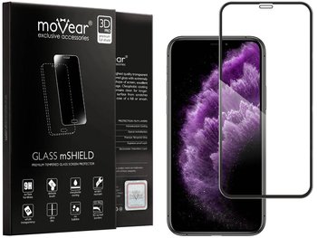 moVear 3D PRO-E - Szkło hartowane do Apple iPhone 11 Pro Max / Xs MAX (6.5") na Cały Ekran | Do Etui, fullGlue, 9H - moVear