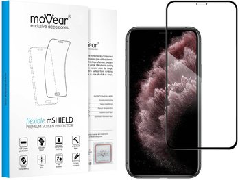moVear flexible 3D PRO - Pancerne szkło hybrydowe do Apple iPhone 11 Pro Max / Xs MAX (6.5") na Cały Ekran | Premium, fullGlue, 8H+ - moVear