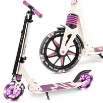 Movino City Light (beige-purple), Hulajnoga miejska dla dzieci i młodzieży