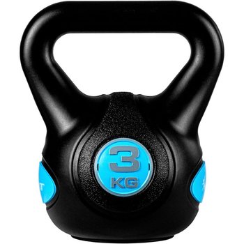 Movit Hantle Kettlebell - 3 Kg, Czarny / Jasnoniebieski - Movit