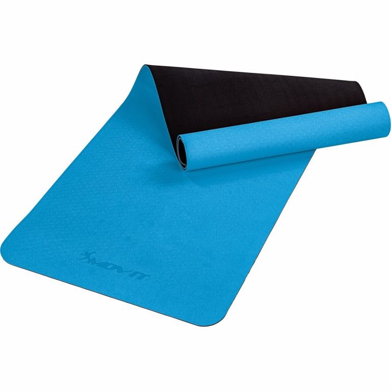 Zdjęcia - Mata do ćwiczeń MOVIT  Yoga, 190 x 60 cm, jasnoniebieska