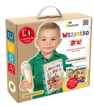 Mówiąca książka interaktywna „Wszystko gra! Poznajemy instrumenty muzyczne” (zestaw z piórem Kakadu) - García Eliseo