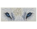 Mozaika diamentowa z magnesem, Biały Wilk oczy - Collection D`Art