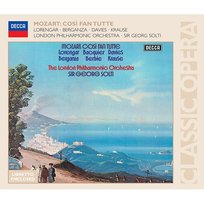 Mozart: Cosi fan tutte Pilar Lorengar, Gabriel Bacquier, Teresa Berganza, London Philharmonic Orchestra, Ryland Davies, Tom Krause, Sir Georg Solti, Jane Berbié