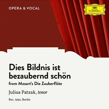 Mozart: Die Zauberflöte, K. 620: Dies Bildnis ist bezaubernd schön - Julius Patzak, unknown orchestra