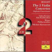Mozart: The 5 Violin Concertos; Sinfonia Concertante Gidon Kremer, Nikolaus Harnoncourt, Wiener Philharmoniker