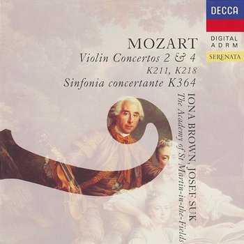 Mozart: Violin Concertos Nos. 2 & 4; Sinfonia Concertante, K. 364 - Iona Brown, Josef Suk, Academy of St Martin in the Fields