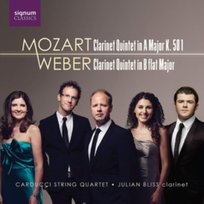 Mozart & Weber: Quintets Bliss Julian, Carducci String Quartet