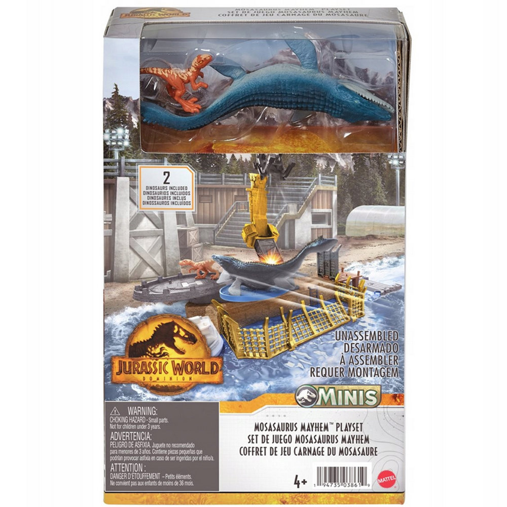 Zdjęcia - Figurka / zabawka transformująca Mattel Mozazaur Atak Zestaw Do Zabawy Dinozaur Jurassic World 