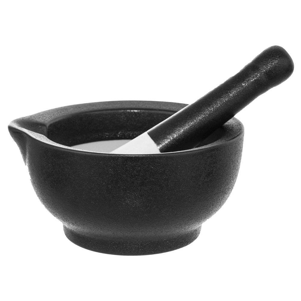 Moździerz do przypraw czarny 12 cm ORION