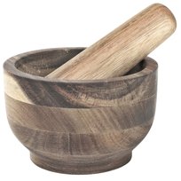 Moździerz drewniany ECO akacjowy Unikatowy 13 cm