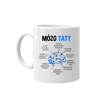Mózg taty - kubek na prezent dla taty na Dzień Ojca - Koszulkowy