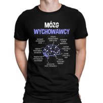 Mózg wychowawcy - męska koszulka na prezent dla wychowawcy Dzień Nauczyciela koniec roku Koszulkowy
