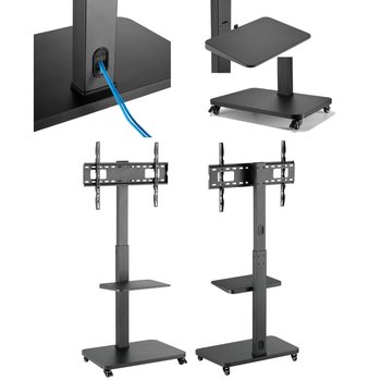 MOZOS MSTV mobilny statyw do telewizora z półką VESA 600x400 max - Mozos
