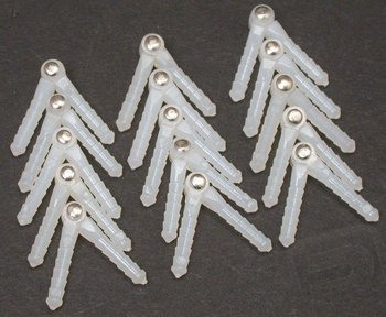MP JET, zawias walcowy ze sztyftem 3,5 x 48mm, biały (6 szt.) - MP JET