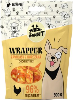 Mr. Bandit Wrapper Chicken Sticks 500g - MR. BANDIT