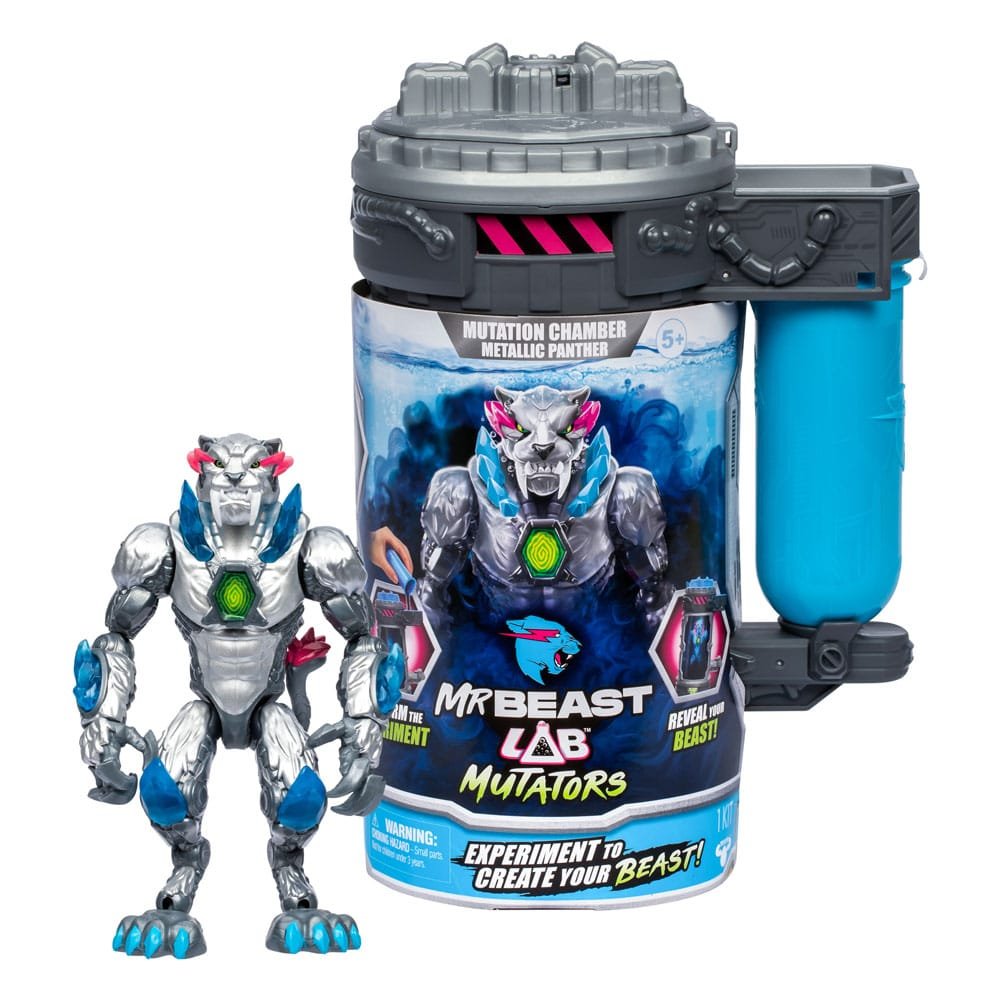 Mr Beast Lab Panther フィギュア mr. beast lab action figurka metalic panther 26 cm moose