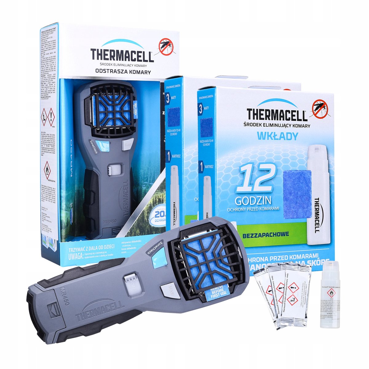 MR450 THERMACELL + 2 WKŁADY UZUPEŁNIAJĄCE KOMARY - THERMACELL | Sklep ...
