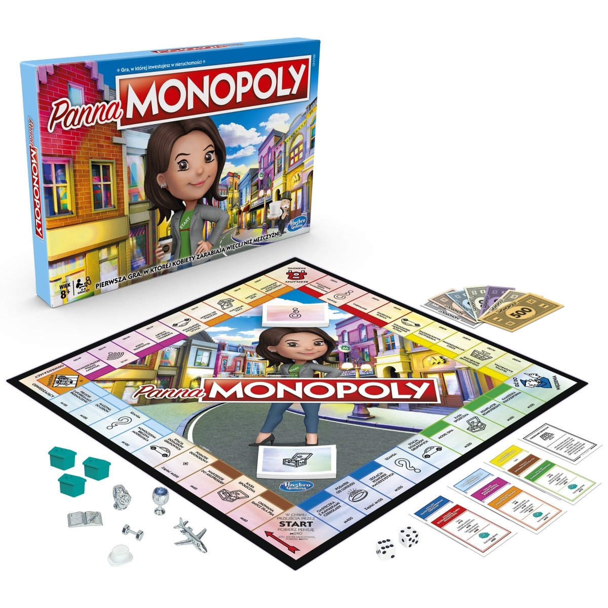 Ms.Monopoly, Panna Monopoly, E8424, gra planszowa