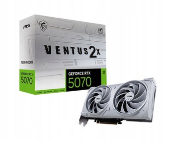 MSI Karta graficzna GeForce RTX 5070 12G VENTUS 2X OC WHITE GDDR7 192bit - MSI