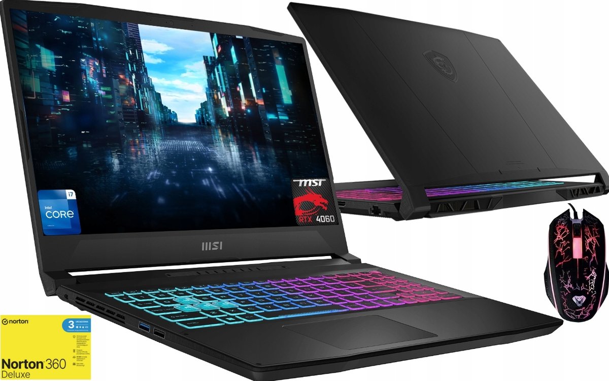 Msi Katana 15 B13 I7-13620H Rtx4060 1Tb 32Gb Ddr5 Win 11 - Inna marka ...