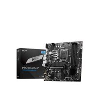 MSI PRO B760M-P Rodzina procesorów Intel, Gniazdo procesora LGA1700, DDR5 DIMM, Gniazda pamięci 4, Obsługiwane interfejsy dysków MSI