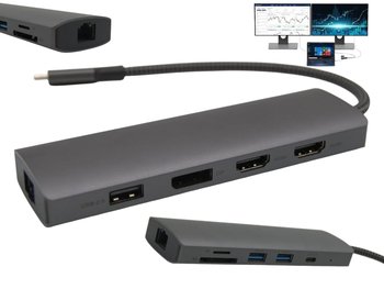 MSI Stacja Dokująca na 2 Monitory USB-C PD 4K HDMI Rozszerzenie Ekranu - Inny producent