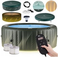 MSpa, COMFORT METEOR ekskluzywne ogrodowe SPA, basen 6 osób, sterowane pilotem, basen z hydromasażem, Hollywood Airjet