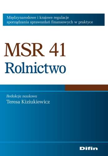 MSR 41 Rolnictwo - Opracowanie zbiorowe | Książka w Empik