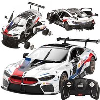 !MST! Rastar model 1:18 do zĹ‚oĹĽenia BMW M8 GTE auto sterowane na pilota RC0708
