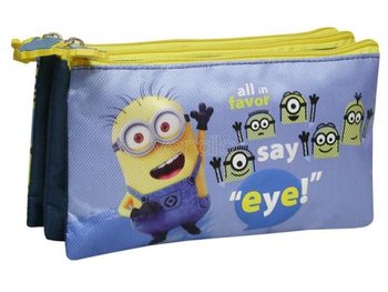 MST Toys, piórnik trzykomorowy, Minionki - MST Toys