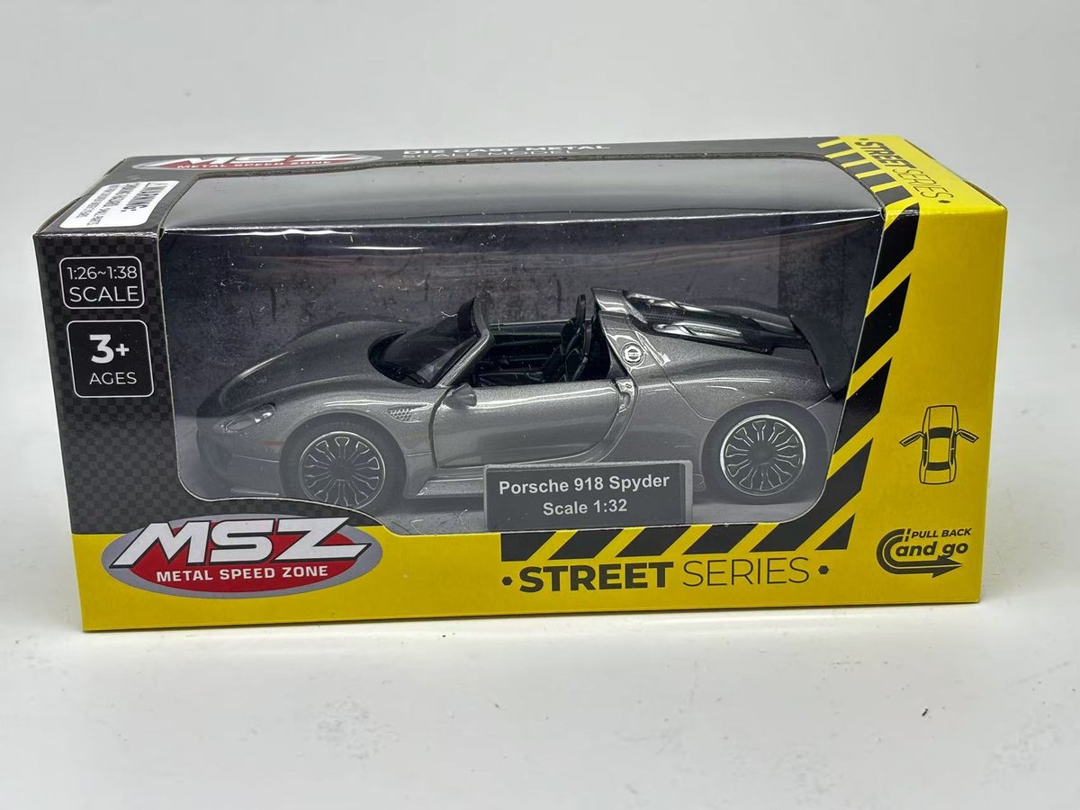 MSZ MSZ 1:32 Porsche 918 Spyder Grey