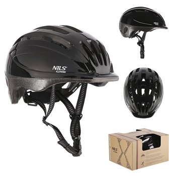 Mtv62j Czarny Rozm. M(52-56cm) Kask Dziecięcy Nils Extreme - NILS Extreme