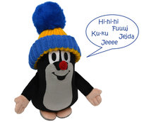 MU Brno, Maskotka mówiący Krecik 20 cm w czapeczce