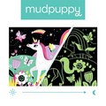 Mudpuppy, puzzle, Jednorożce, świecące w ciemności, 100 el. - Mudpuppy