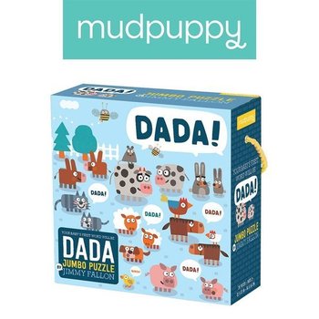 Mudpuppy, puzzle podłogowe Jumbo Tata, 25 elementów - Mudpuppy