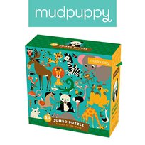 Mudpuppy, puzzle podłogowe Jumbo Zwierzęta Świata 