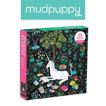 Mudpuppy, puzzle, Zaczytany Jednorożec, 500 el. - Mudpuppy