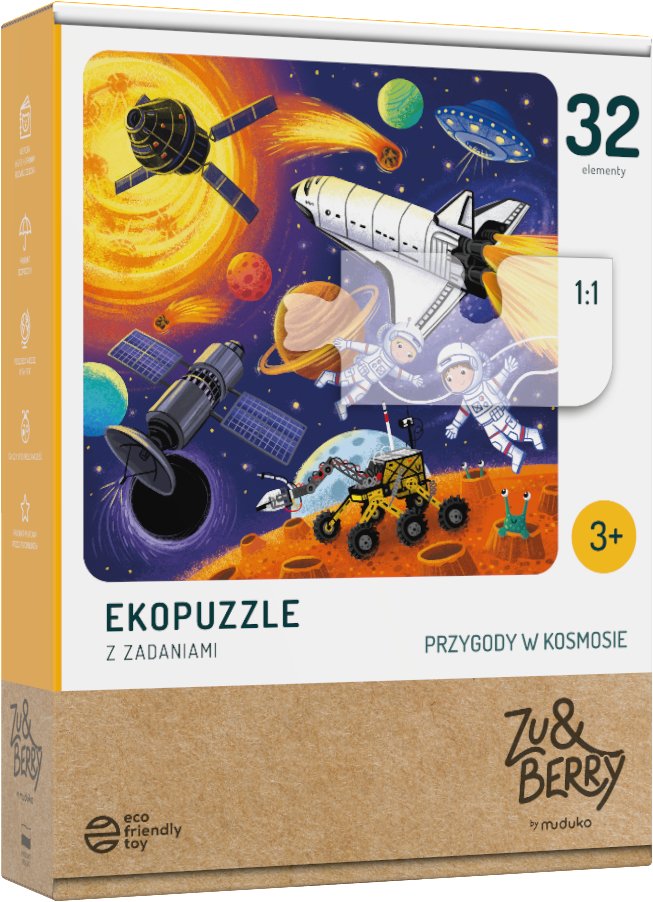 Zdjęcia - Puzzle i mozaiki Muduko, puzzle Przygody W Kosmosie, 32 el.